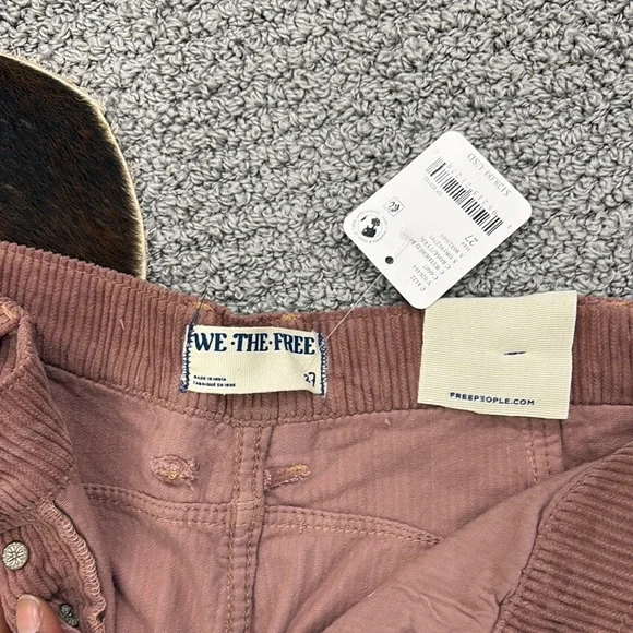 Corduroy Pants in Dusty Rose - Picture 2 of 2